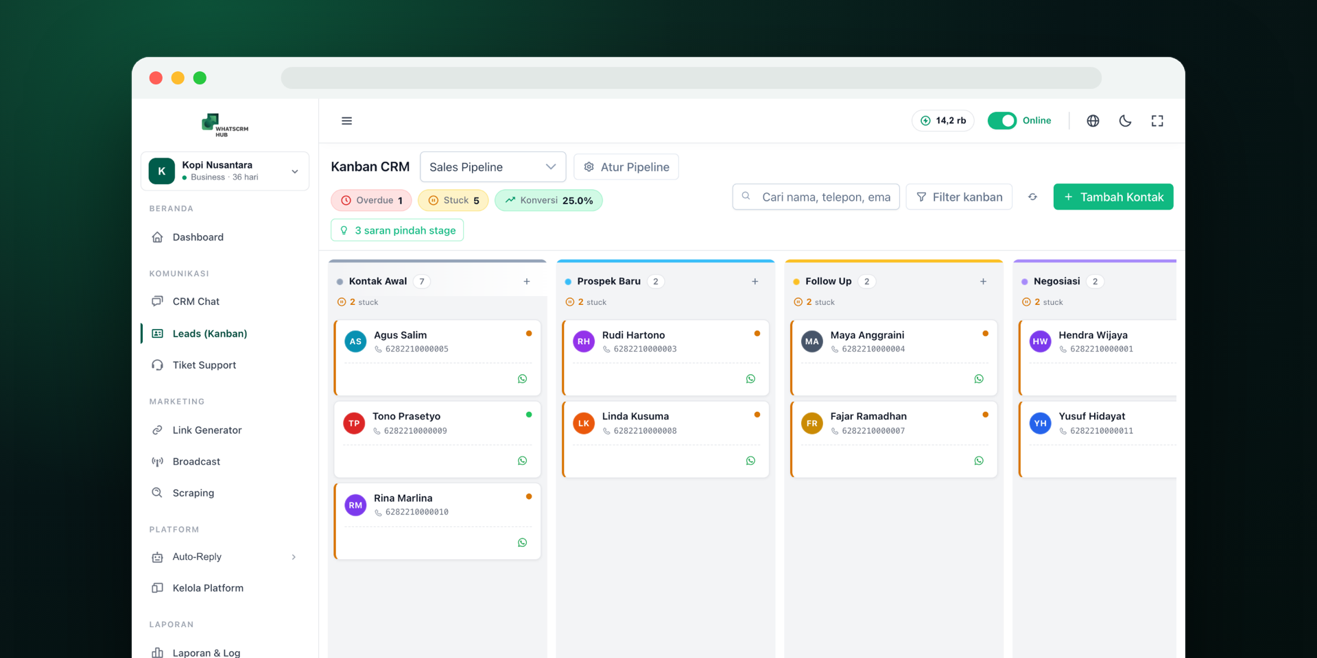 Questions no pixel or ads dashboard can answer — because the answers live inside the chats. — WhatsCRM Hub